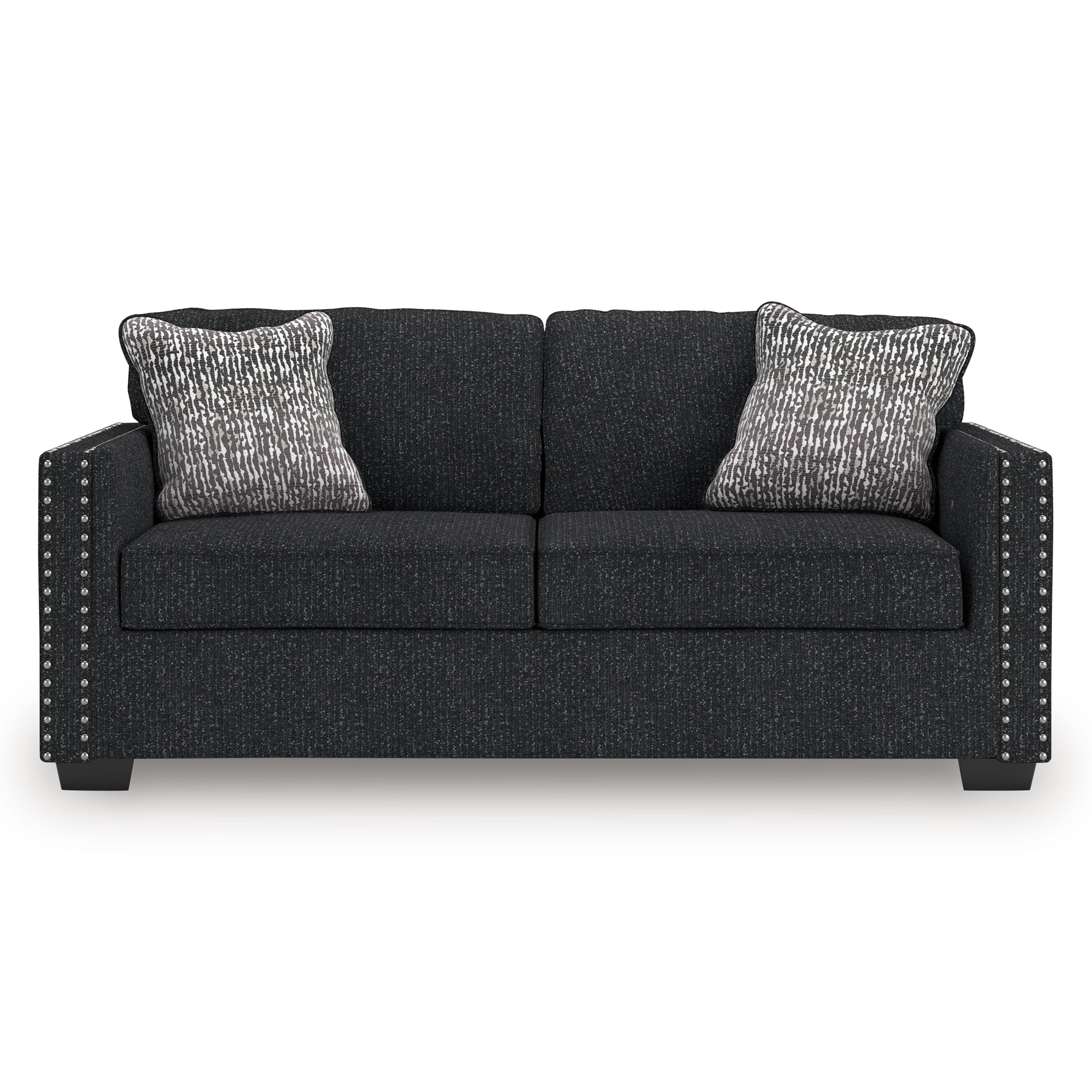 Jasmine Peaks Coal Sofa – Luna Furniture