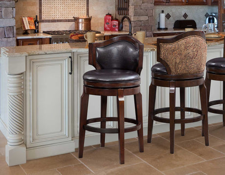 Jasper 30″ Bar Stool, Swivel, Set of 2 from Steve Silver - Luna Furniture