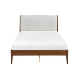 Jasper Light Gray/Chestnut Full Platform Bed from Homelegance - Luna Furniture