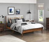 Jasper Light Gray/Chestnut Full Platform Bed from Homelegance - Luna Furniture