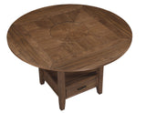 Java Warm Mocha Round Counter Height Table from Steve Silver - Luna Furniture