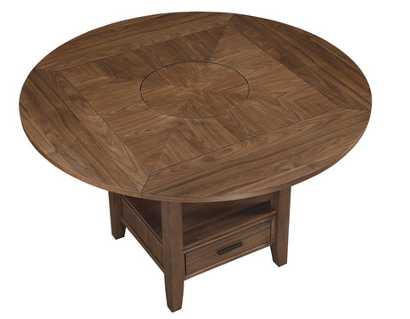 Java Warm Mocha Round Counter Height Table from Steve Silver - Luna Furniture