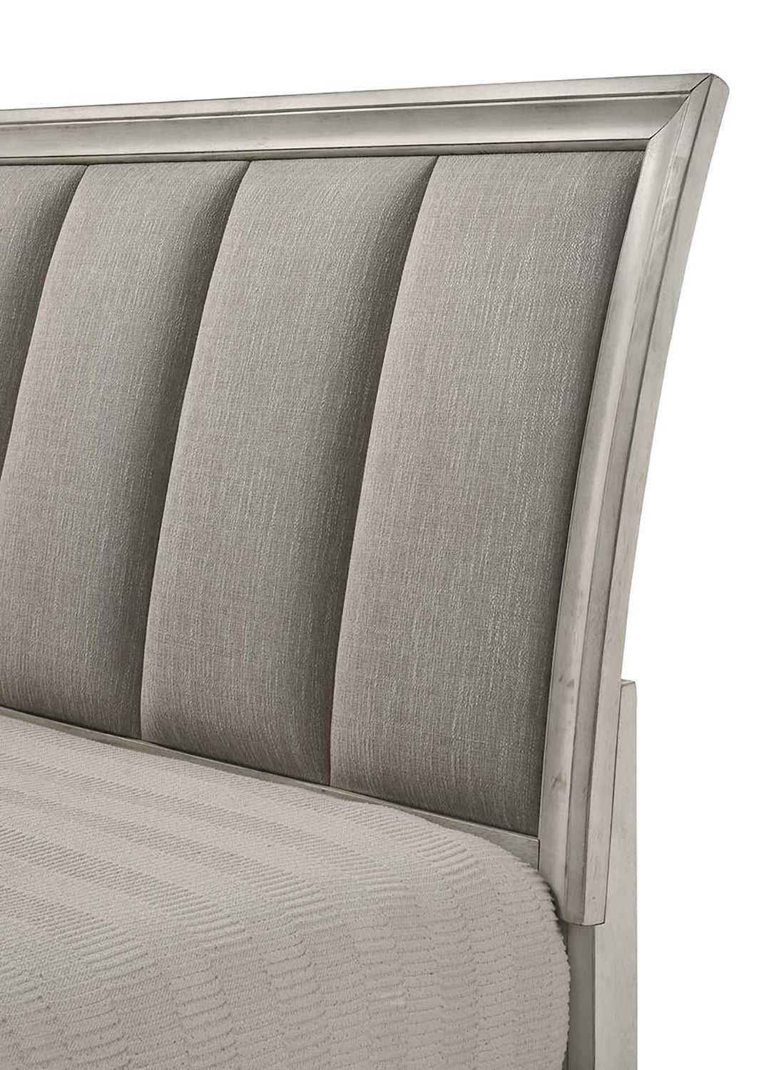 Jaymes White Mist King Footboard Storage Platform Bed from Crown Mark - Luna Furniture