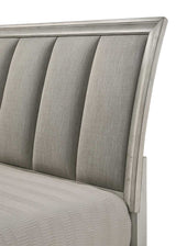 Jaymes White Mist King Footboard Storage Platform Bed from Crown Mark - Luna Furniture