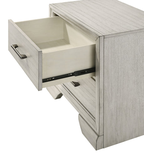 Jaymes White Mist Nightstand from Crown Mark - Luna Furniture