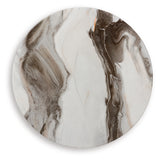 Jazmore Brown/Brass Finish End Table from Ashley Furniture - Luna Furniture