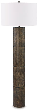 Jebson Dark Bronze Finish Floor Lamp from Ashley - Luna Furniture