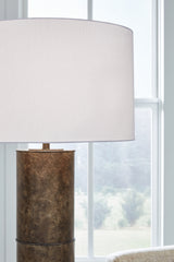 Jebson Dark Bronze Finish Floor Lamp from Ashley - Luna Furniture
