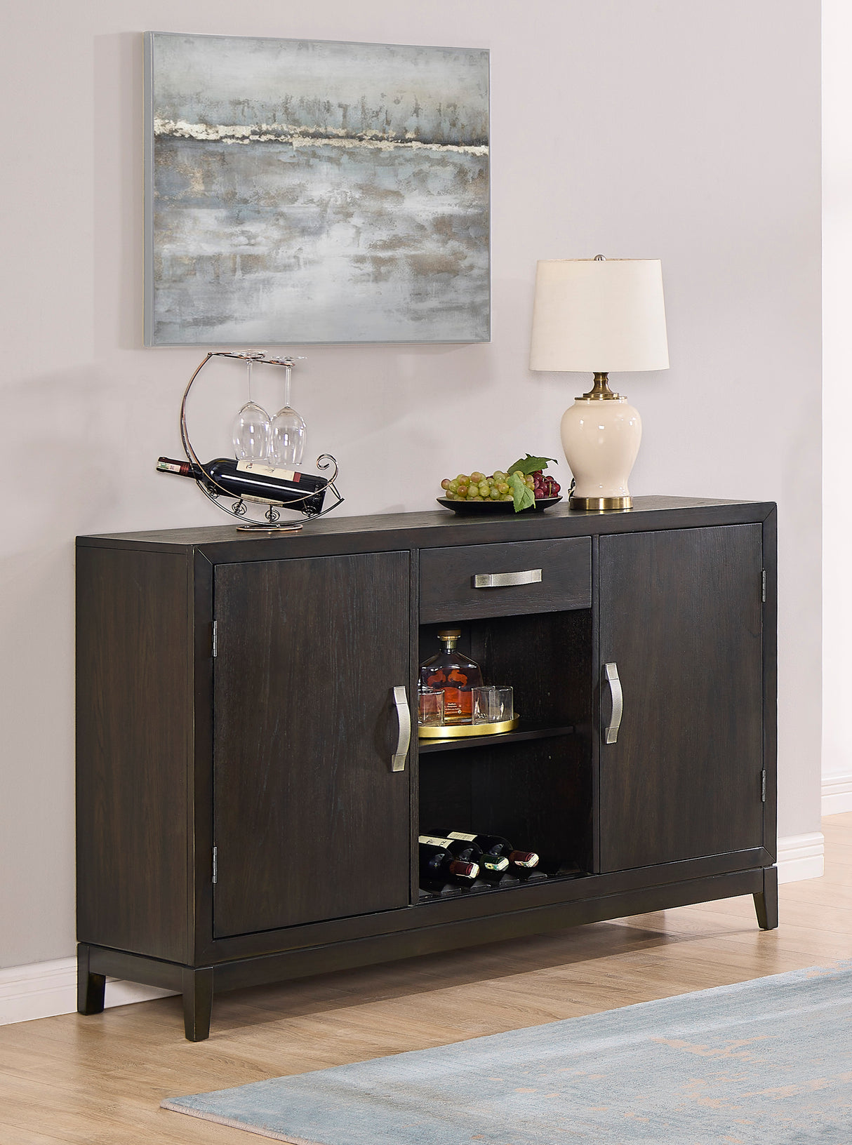 Jeffries Brown Sideboard from Crown Mark - Luna Furniture