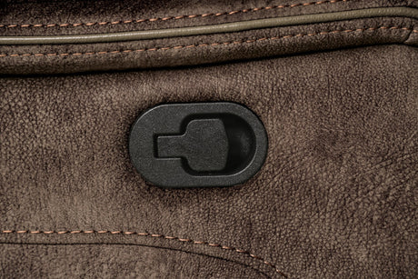 Jerominus Dark Brown Sectional from Furniture of America - Luna Furniture