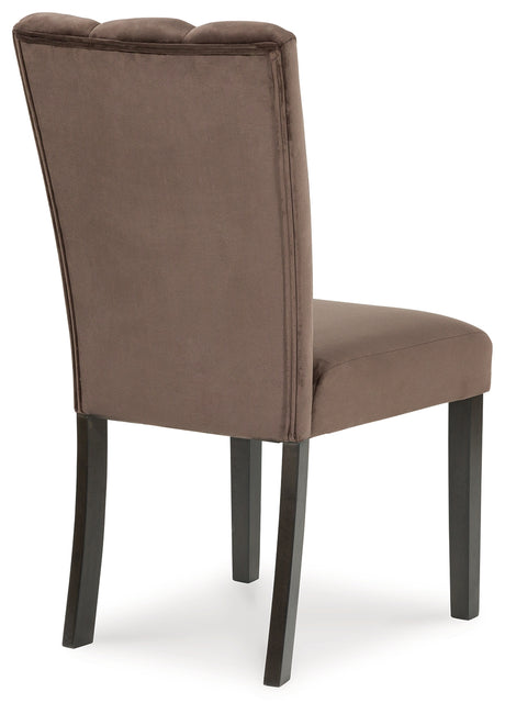 Jeshina Mocha Dining Chair, Set of 2 from Ashley - Luna Furniture