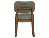Ventura Green/Brown Side Chair, Set of 2
