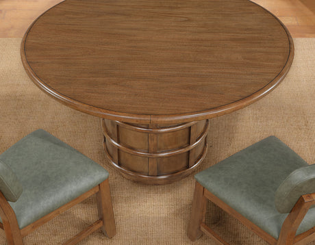 Ventura Brown Round Dining Room Set from Steve Silver - Luna Furniture