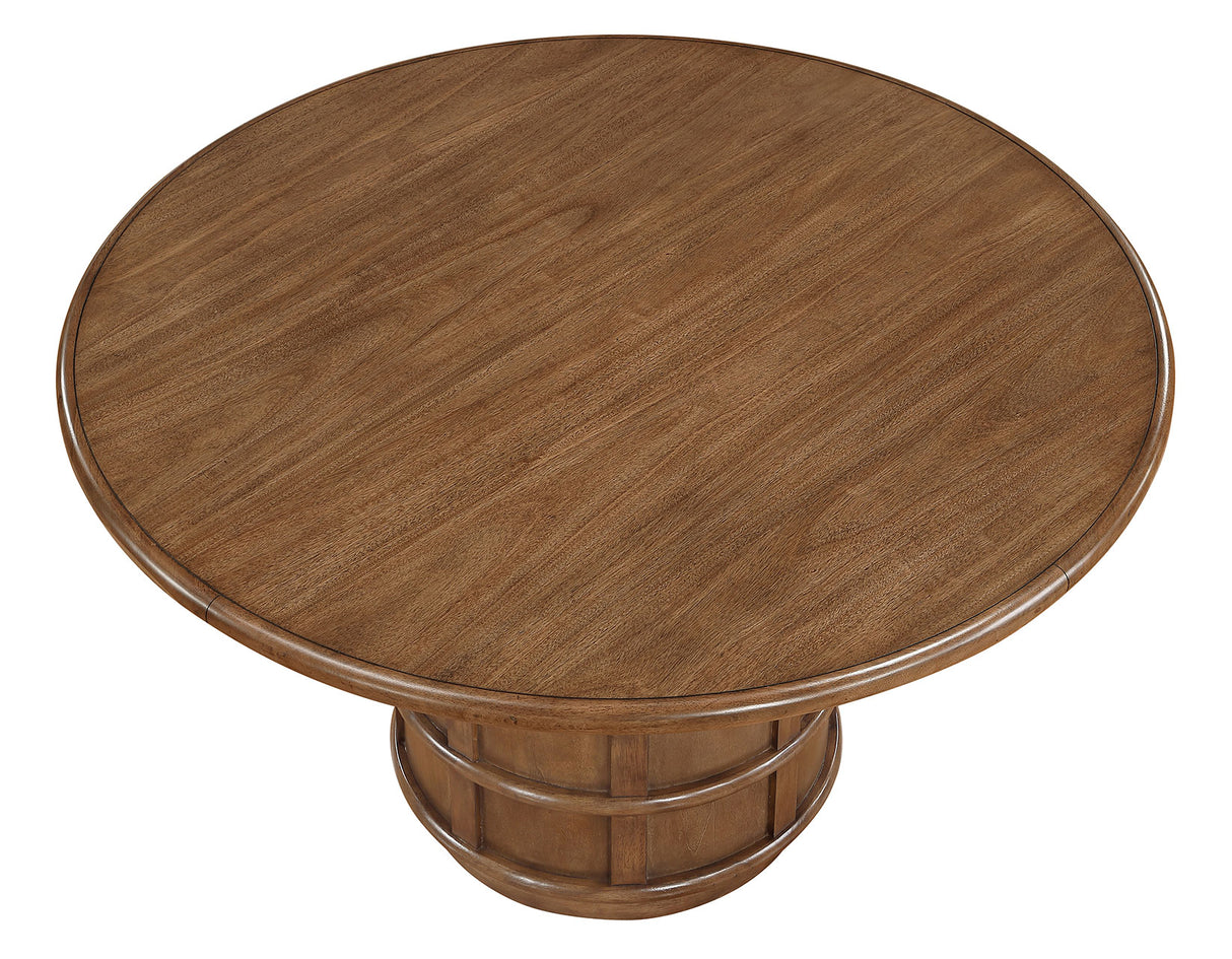 Ventura Brown Round Dining Room Set from Steve Silver - Luna Furniture