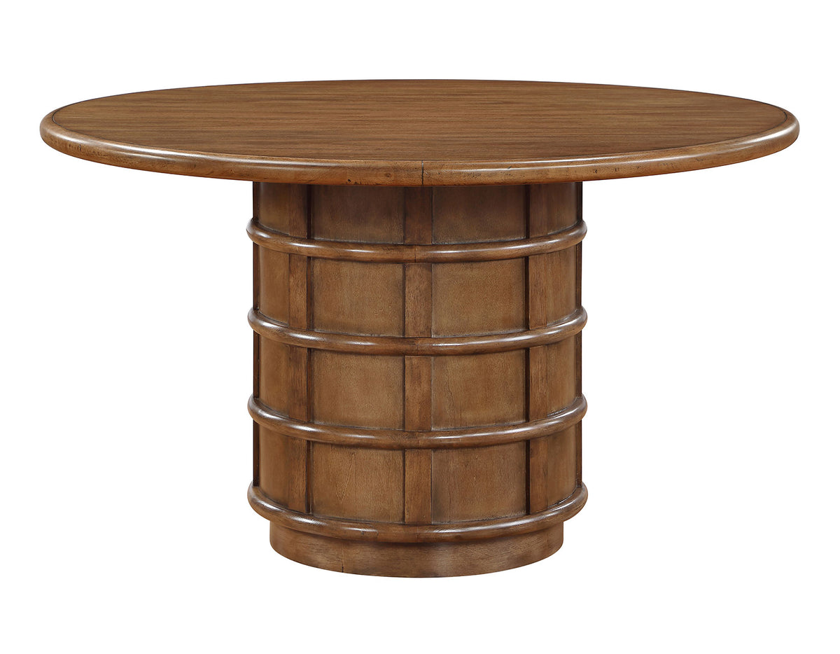 Ventura Brown Round Dining Table from Steve Silver - Luna Furniture