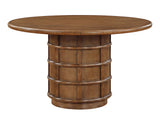 Ventura Brown Round Dining Table from Steve Silver - Luna Furniture