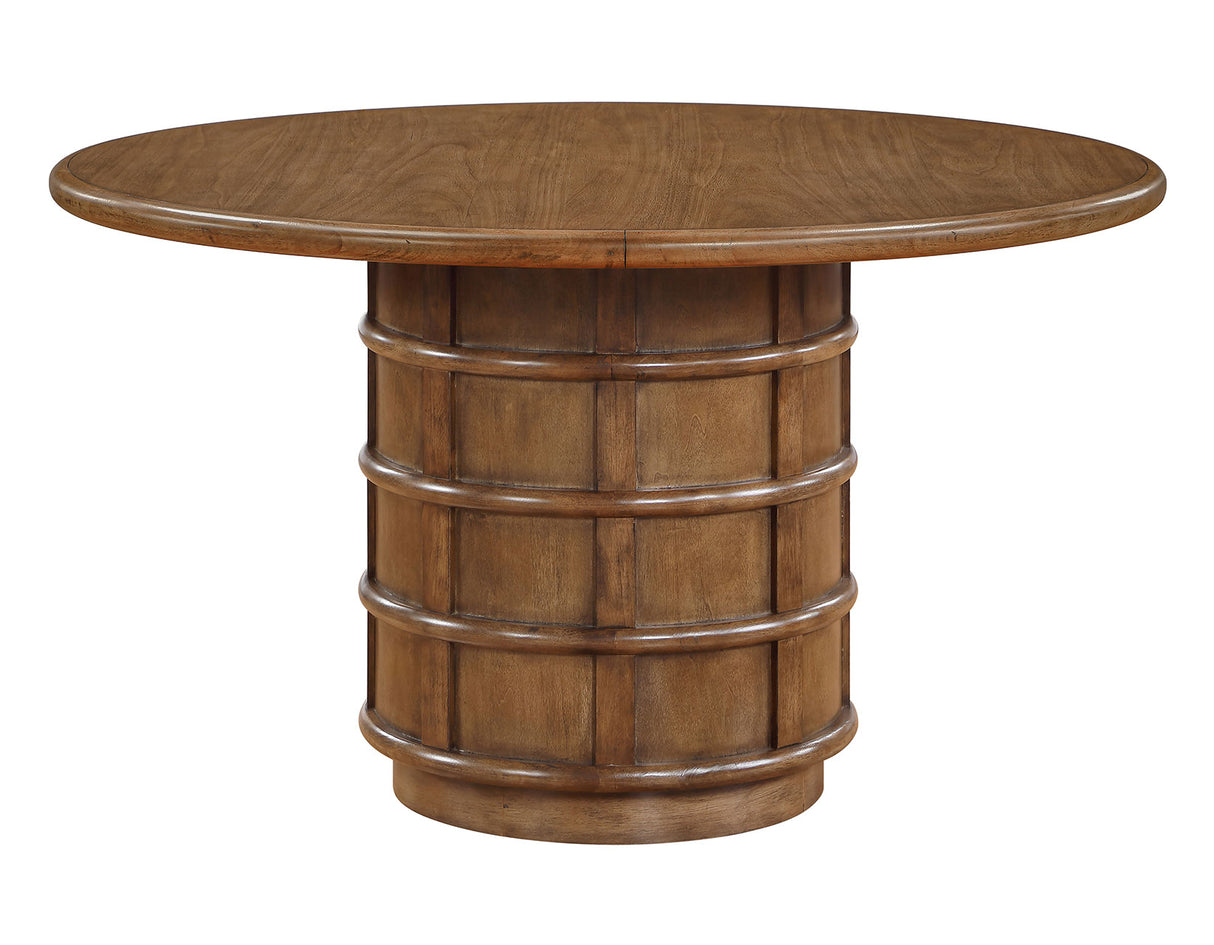 Ventura Brown Round Dining Room Set from Steve Silver - Luna Furniture