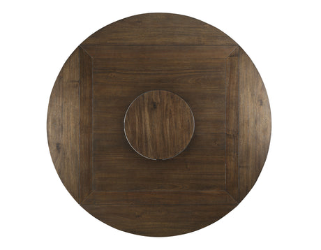 Joanna Ivory/Mocha Counter Height Dining Set with Lazy Susan from Steve Silver - Luna Furniture
