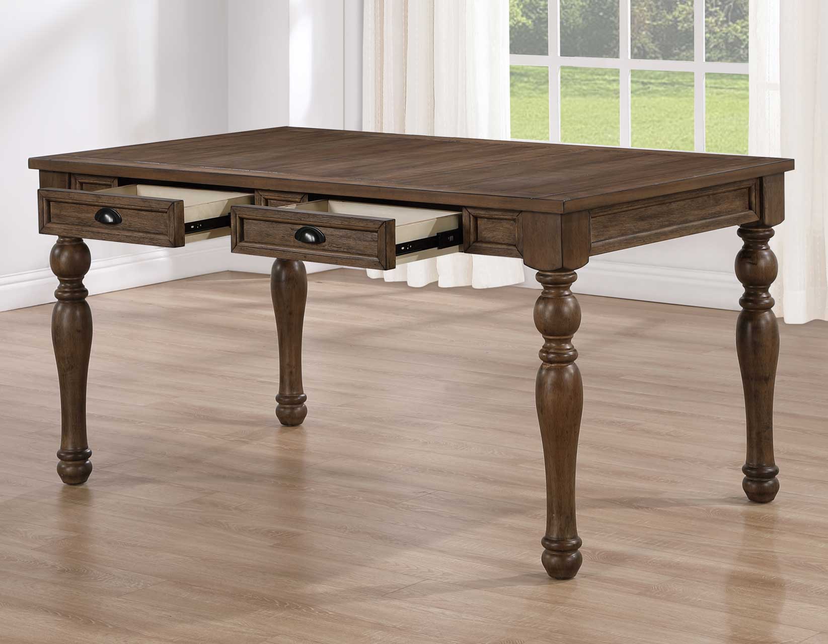 Joanna 4-Drawer Dining Table - Thumbnail 3
