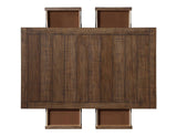 Joanna 59.5″ 4-Drawer Dining Table, Brown from Steve Silver - Luna Furniture