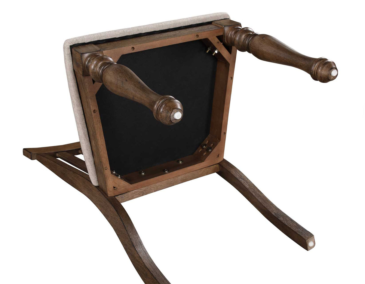 Joanna 6-Piece Dining Set, Brown from Steve Silver - Luna Furniture