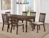 Joanna 6-Piece Dining Set, Brown from Steve Silver - Luna Furniture