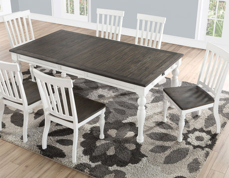 Joanna Ivory/Mocha Dining Room Set from Steve Silver - Luna Furniture