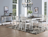 Joanna Ivory/Mocha Counter Height Dining Set from Steve Silver - Luna Furniture