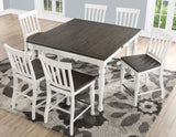 Joanna Ivory/Mocha Counter Height Dining Set from Steve Silver - Luna Furniture