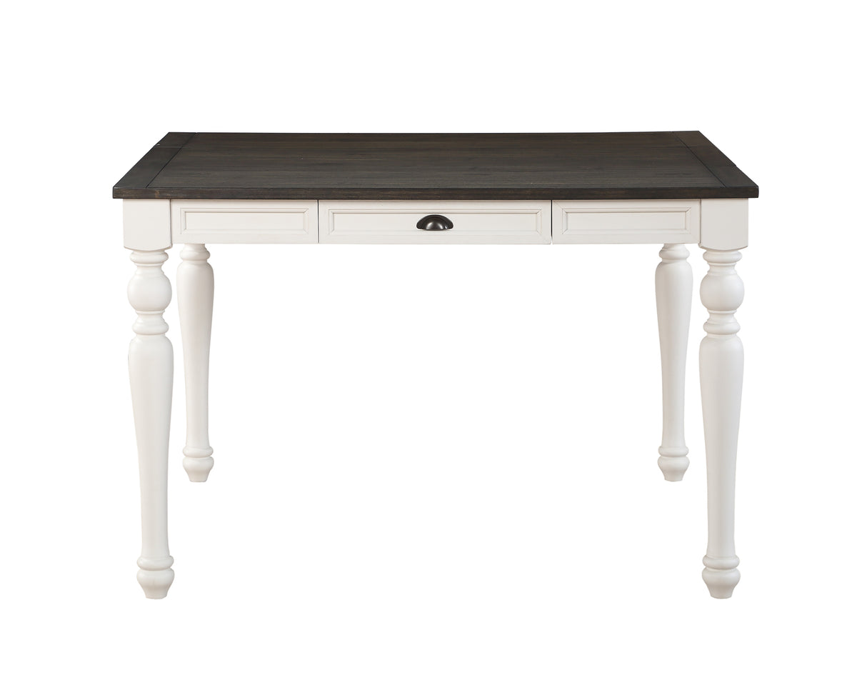 Joanna Ivory/Mocha Counter Height Dining Set from Steve Silver - Luna Furniture