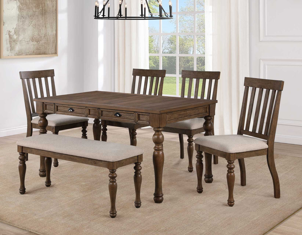 Joanna Bench, Brown from Steve Silver - Luna Furniture