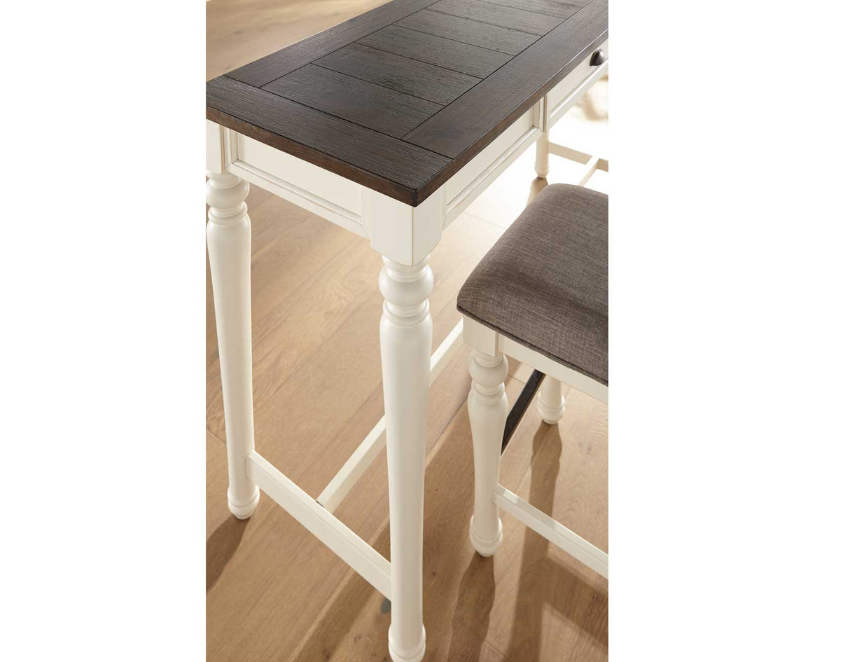 Joanna Ivory/Mocha 4-Piece Sofa Bar Set from Steve Silver - Luna Furniture