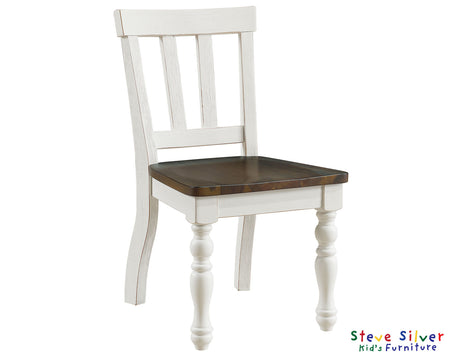 Joanna Ivory/Mocha 5-Piece Kids Dining Set from Steve Silver - Luna Furniture