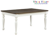 Joanna Mocha/Ivory Kids Dining Table from Steve Silver - Luna Furniture