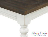 Joanna Mocha/Ivory Kids Dining Table from Steve Silver - Luna Furniture