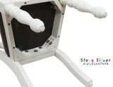 Joanna Mocha/Ivory Solid Wood Kids Dining Side Chair from Steve Silver - Luna Furniture