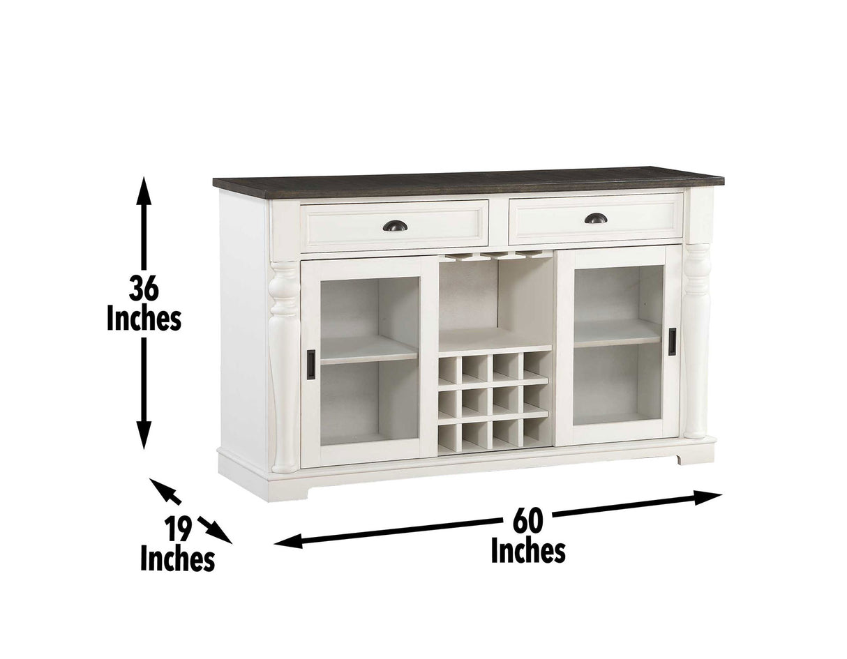 Joanna Two Tone Server from Steve Silver - Luna Furniture