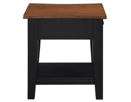 Joplin Walnut/Ebony 3-Piece Lift-Top Table Set from Steve Silver - Luna Furniture