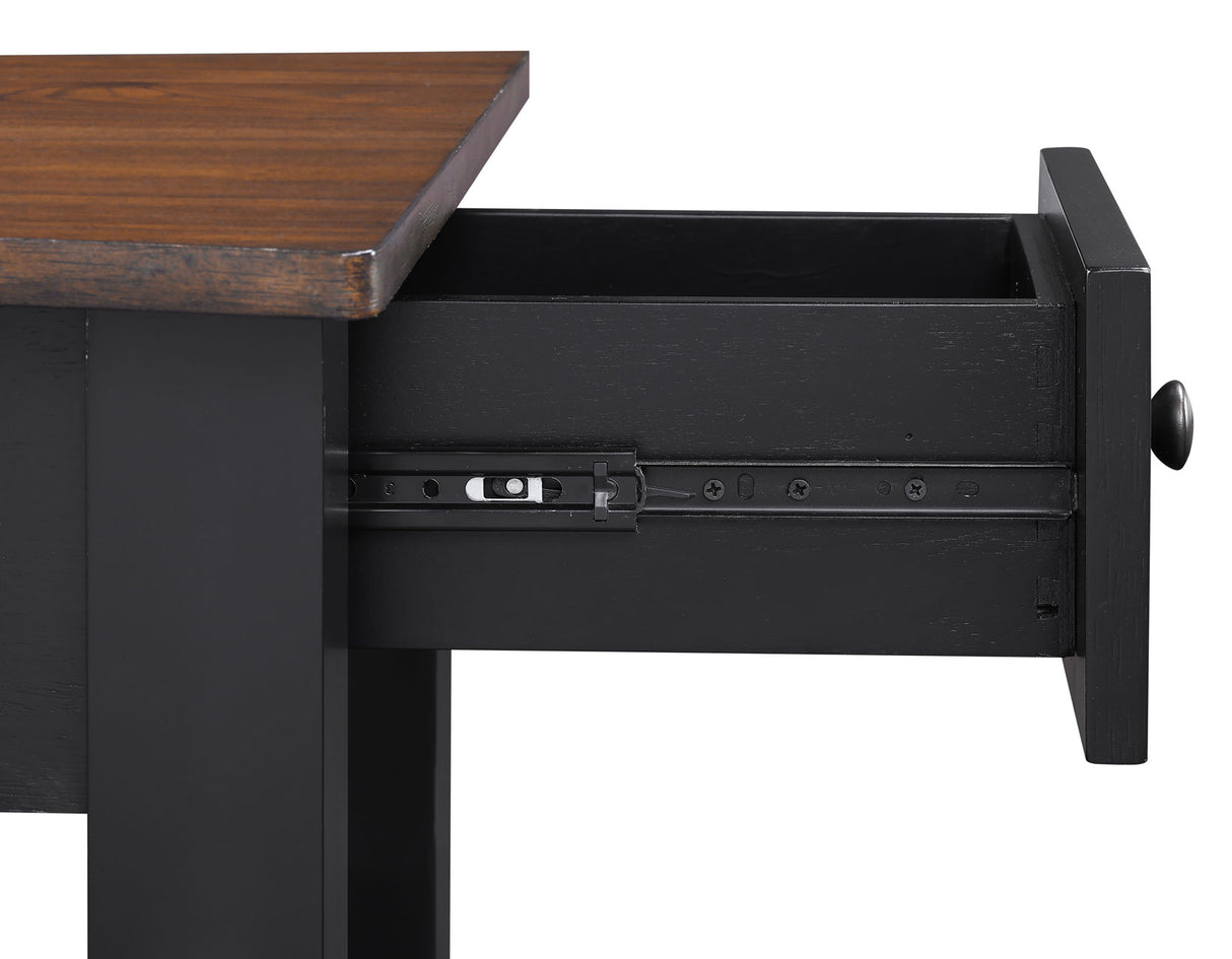 Joplin Walnut/Ebony 3-Piece Lift-Top Table Set from Steve Silver - Luna Furniture