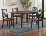 Joplin Walnut/Ebony Dining Room Set from Steve Silver - Luna Furniture