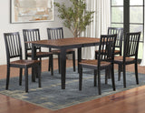 Joplin Walnut/Ebony Dining Room Set from Steve Silver - Luna Furniture