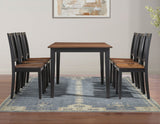 Joplin Walnut/Ebony Dining Room Set from Steve Silver - Luna Furniture