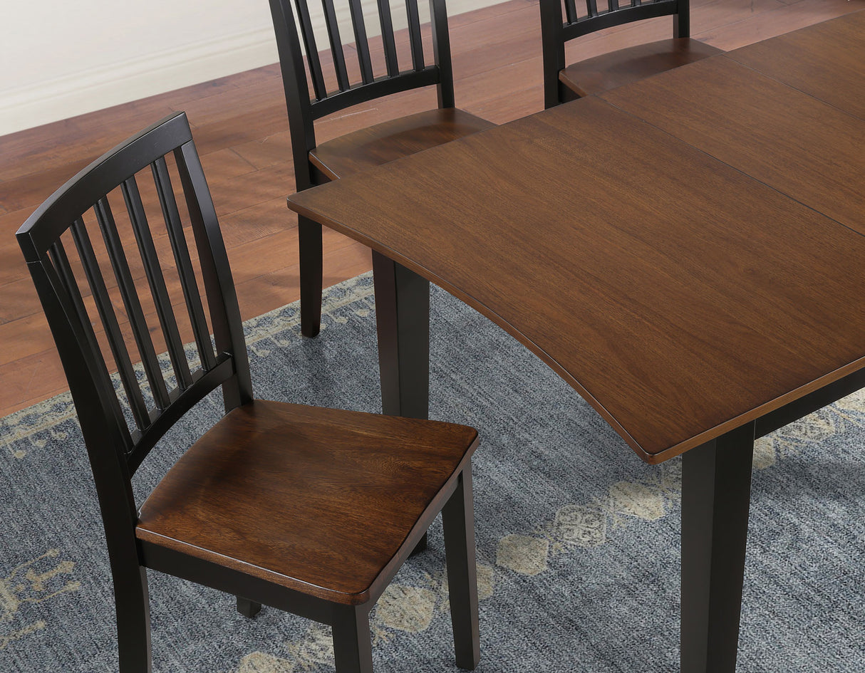 Joplin Walnut/Ebony Dining Room Set from Steve Silver - Luna Furniture