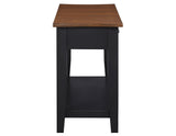 Joplin Walnut/Ebony Sofa Table from Steve Silver - Luna Furniture