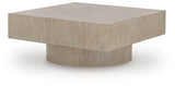 Jorielyn Light Grayish Brown Coffee Table from Ashley - Luna Furniture