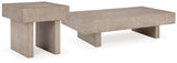Jorlaina Coffee Table with 1 End Table in Light Grayish Brown from Ashley - Luna Furniture