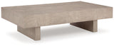 Jorlaina Coffee Table with 1 End Table in Light Grayish Brown from Ashley - Luna Furniture
