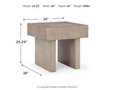 Jorlaina Coffee Table with 1 End Table in Light Grayish Brown from Ashley - Luna Furniture