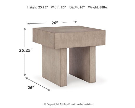Jorlaina Coffee Table with 1 End Table in Light Grayish Brown from Ashley - Luna Furniture