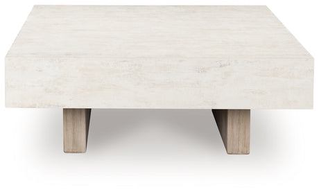 Jorlaina Light Grayish Brown Coffee Table from Ashley - Luna Furniture